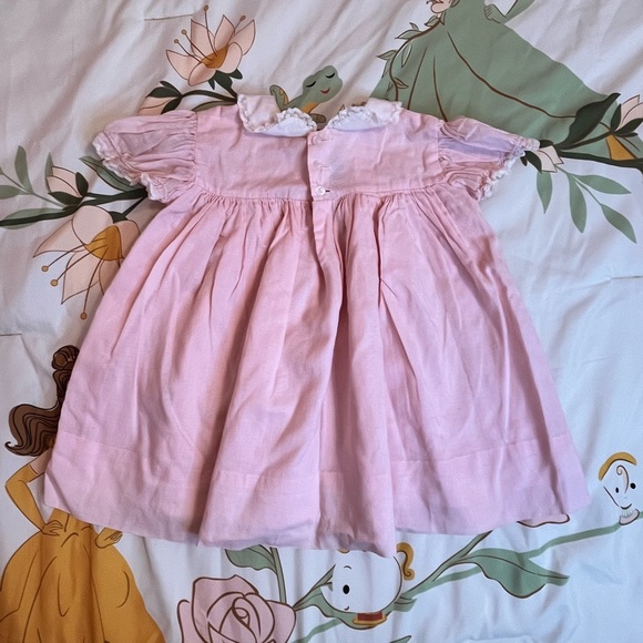 Pink Ruffled Kids Formal Dress - Picture 2 of 5